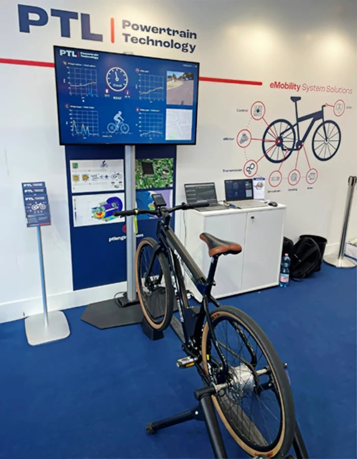 eBike CVT technology demonstrator displayed during development and evaluation activities at PTL Engineering